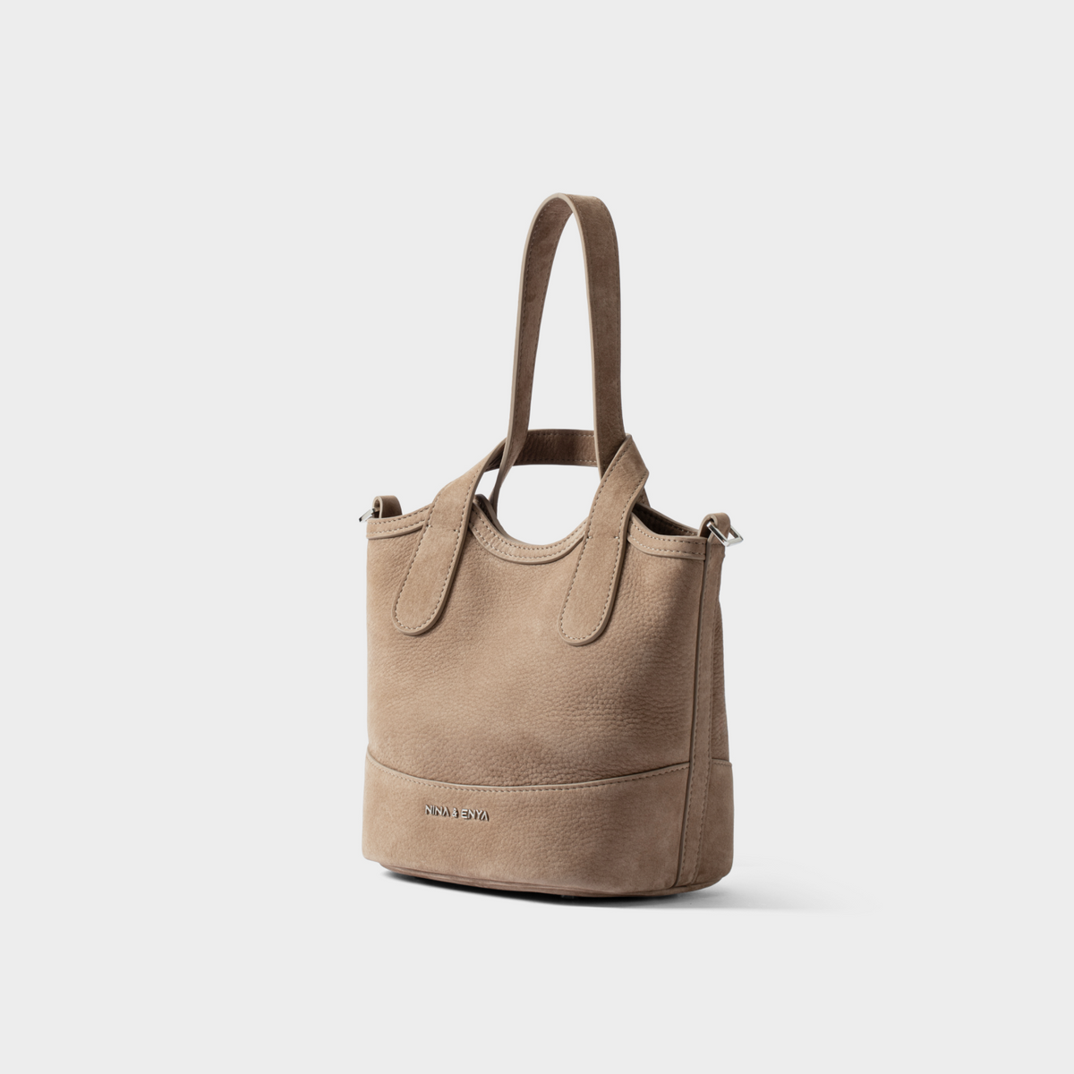 Basket Bag -  Khaki Beige - M