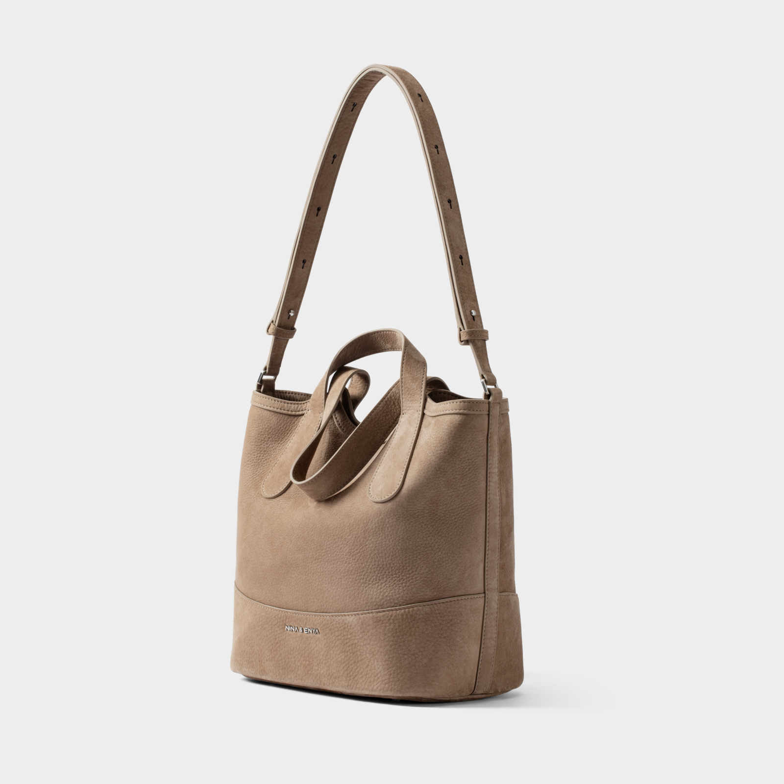 Basket Bag -  Khaki Beige - L