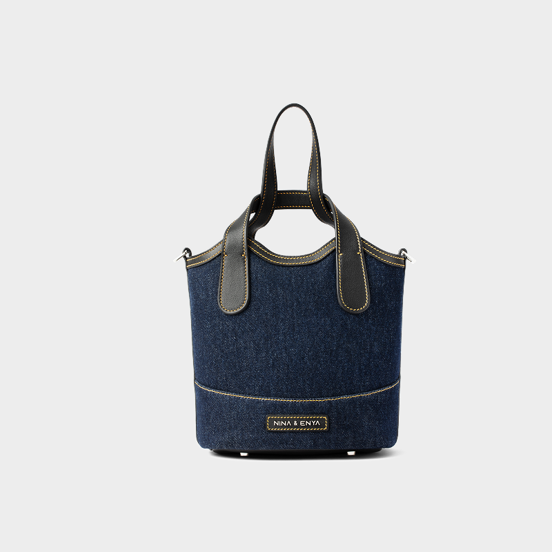 Basket Bag -  Denim -M